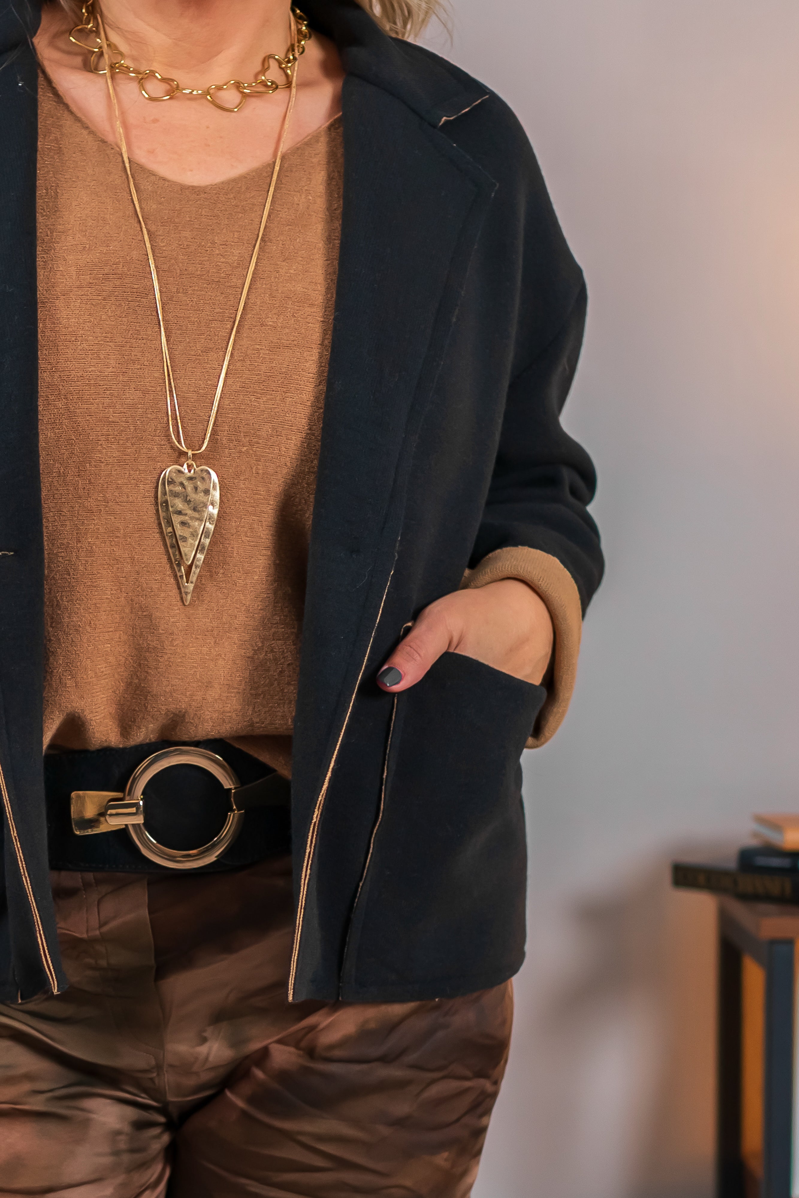 Jacke im Casual-Look, schwarz