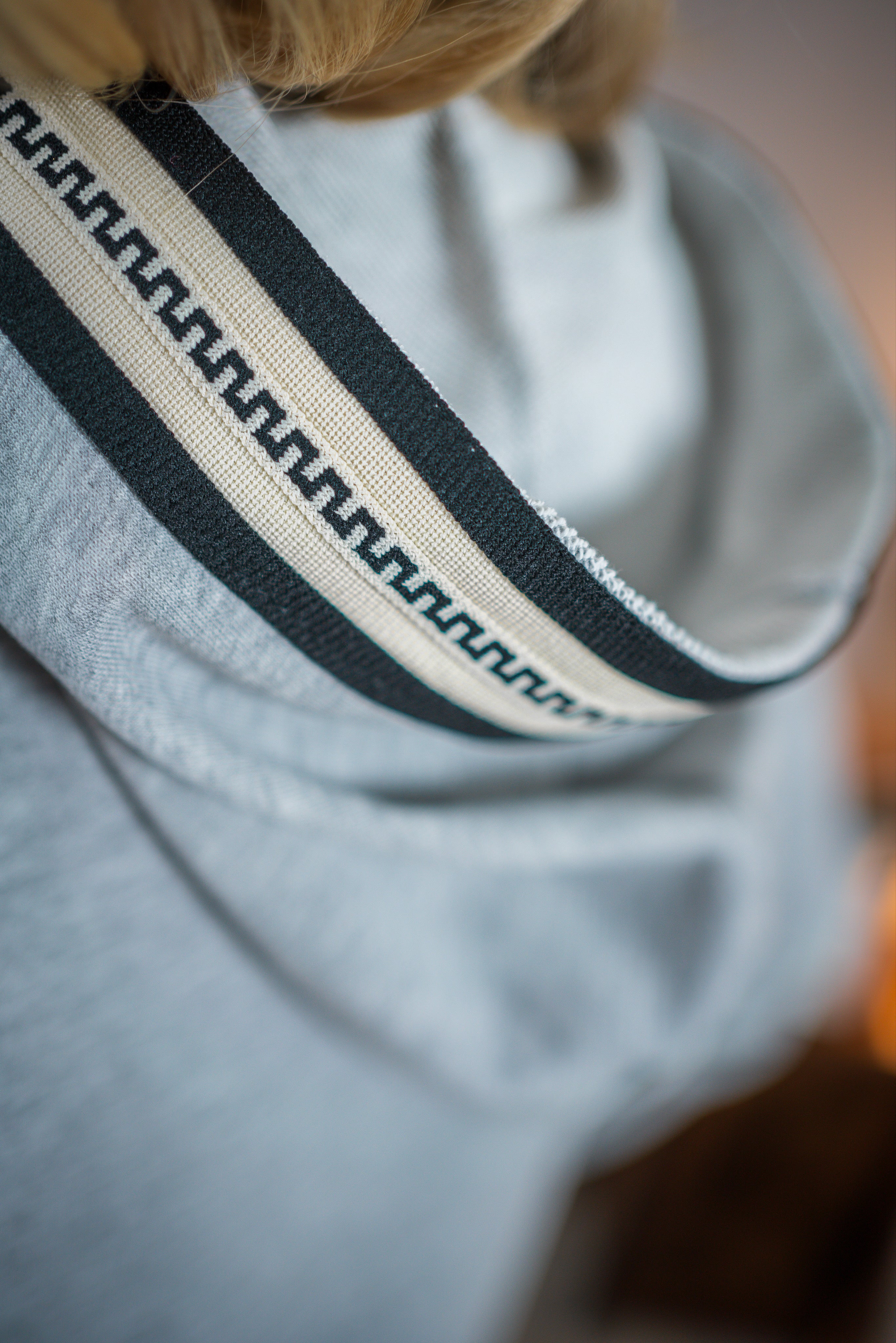 Lange Kapuzenjacke, grau