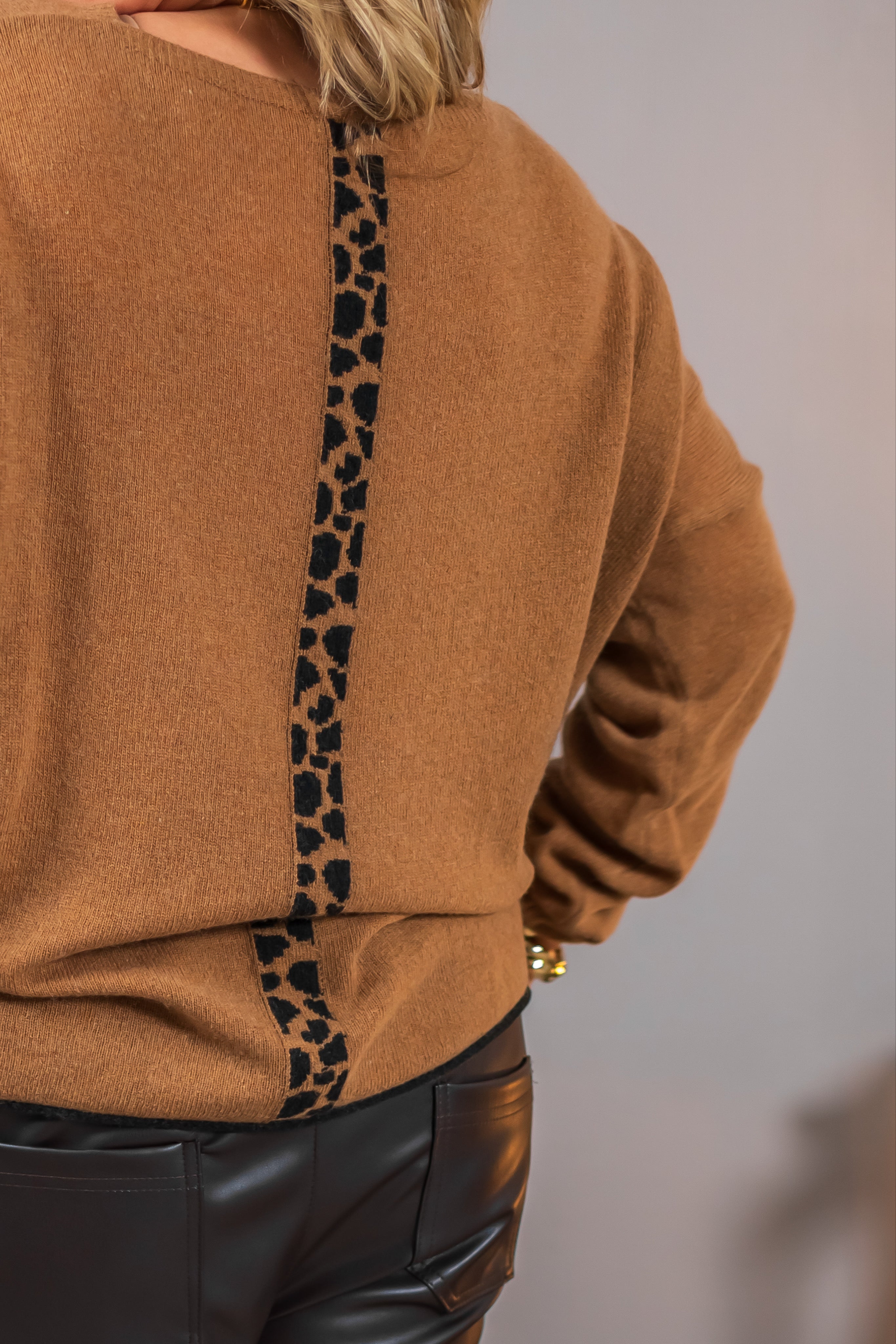 Pullover mit Kaschmiranteil, camel