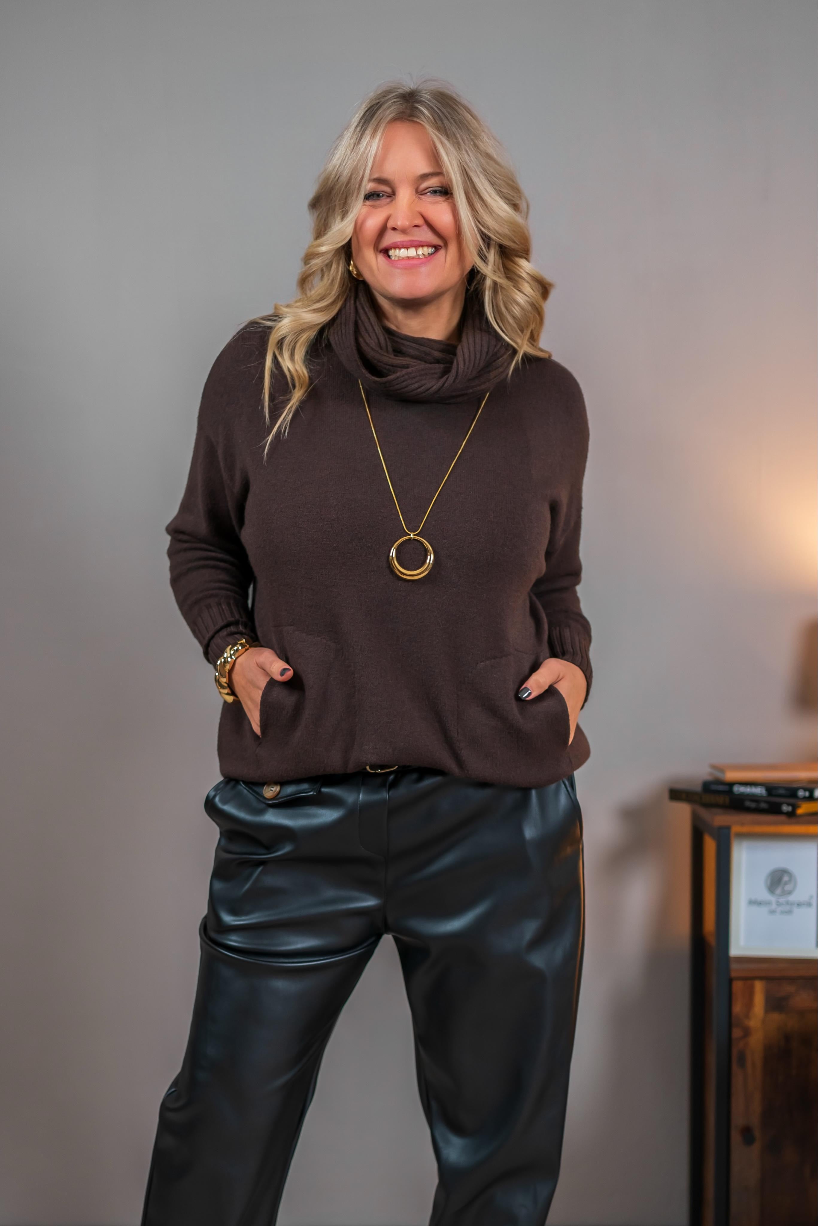 Strickpullover Tabarca, schokobraun