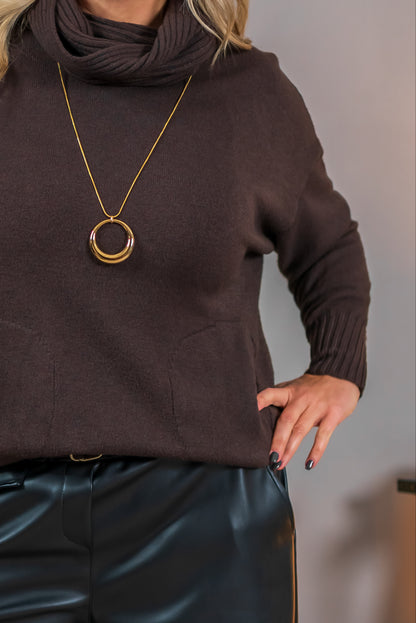 Strickpullover Tabarca, schokobraun