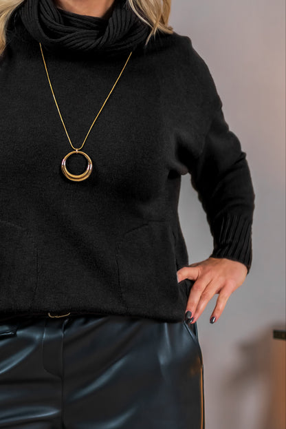 Strickpullover Tabarca, schwarz