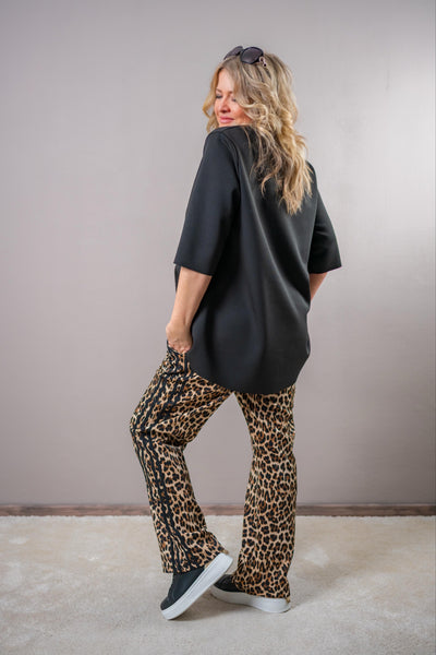 Jogger Hose mit Streifen, leo