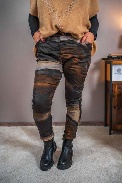 Jogpant mit Batik-Washed-Effekt