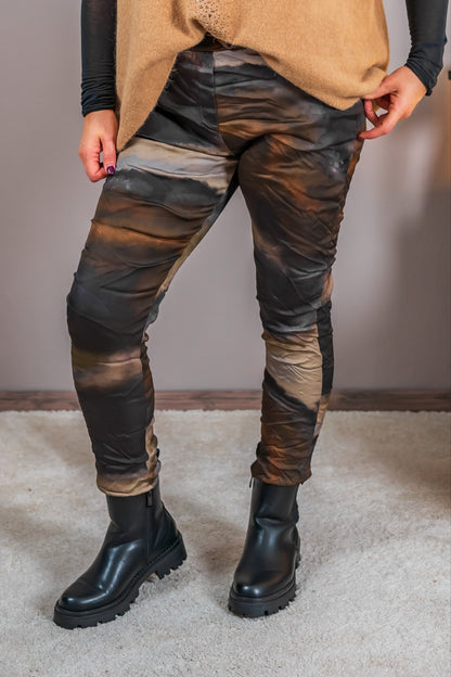 Jogpant mit Batik-Washed-Effekt