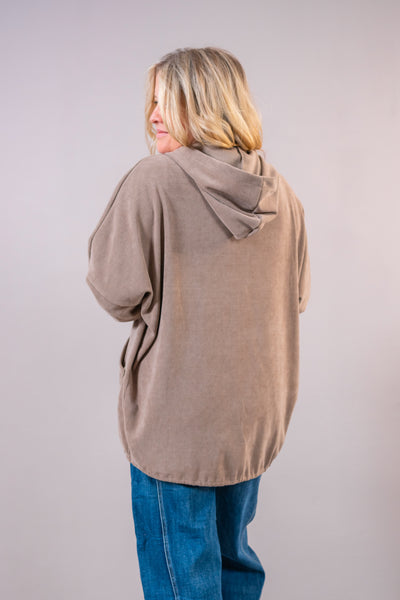 Feincordjacke "Cozy Taupe"