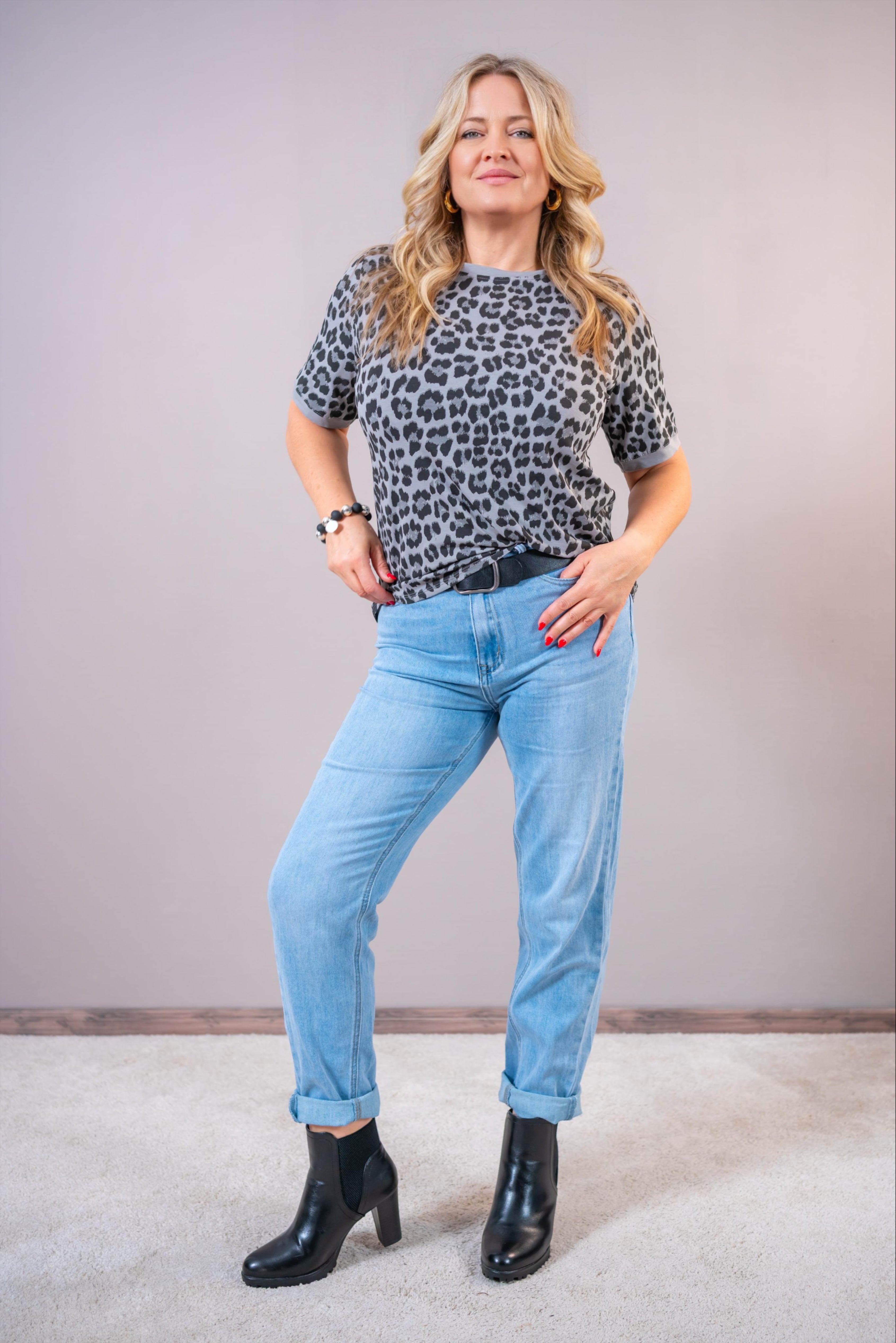 Leo T-Shirt "Wild Style", grau