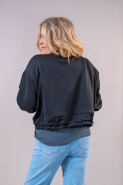 Bomberjacke "Urban Chic", schwarz