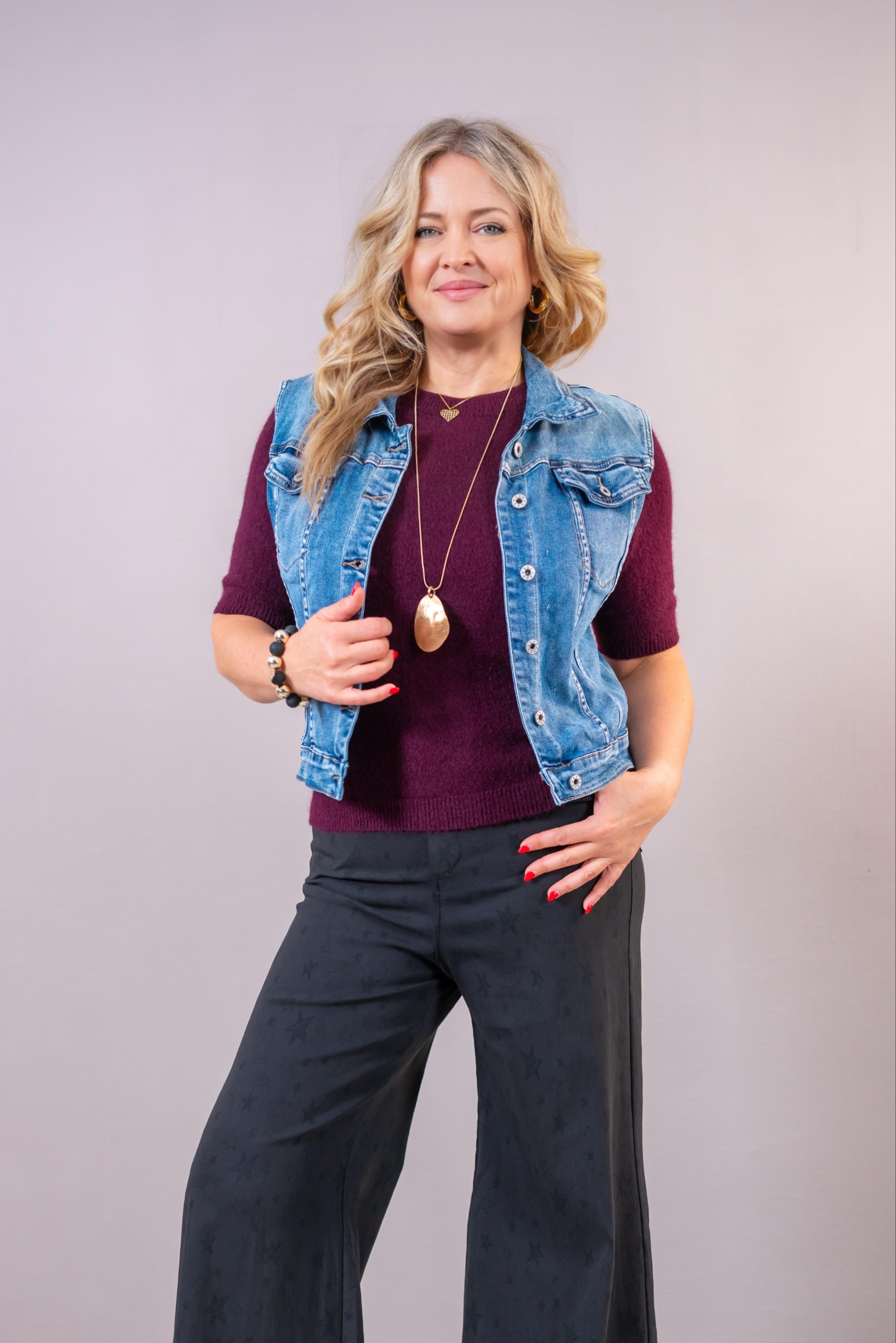 Jeansweste "Denim Love", blau