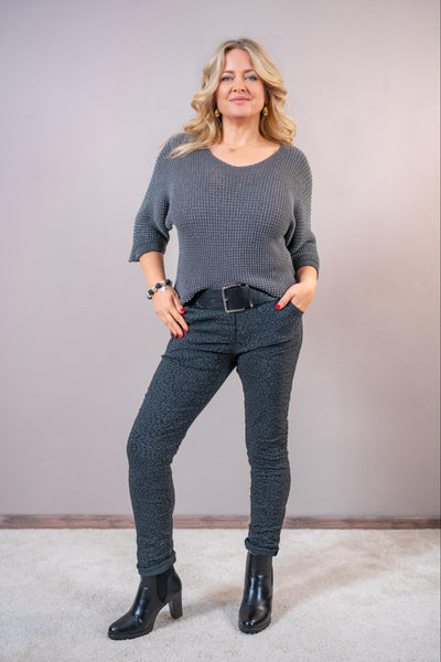 Leo Stretchhose "Urban Style", anthrazit