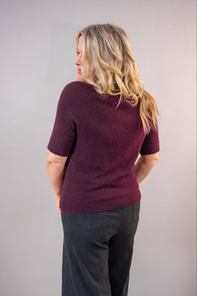 Kurzarm Pullover "Berry Soft"