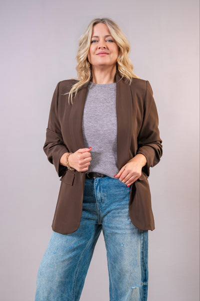 Blazer, schokobraun