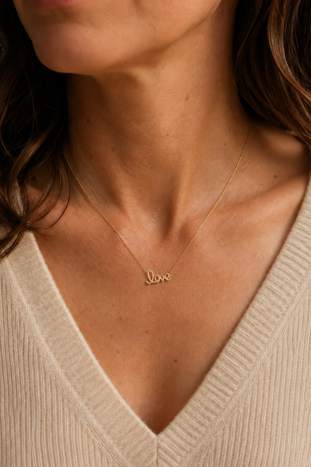 Halskette "Love", gold