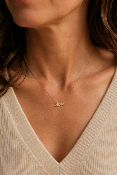 Halskette "Love", gold