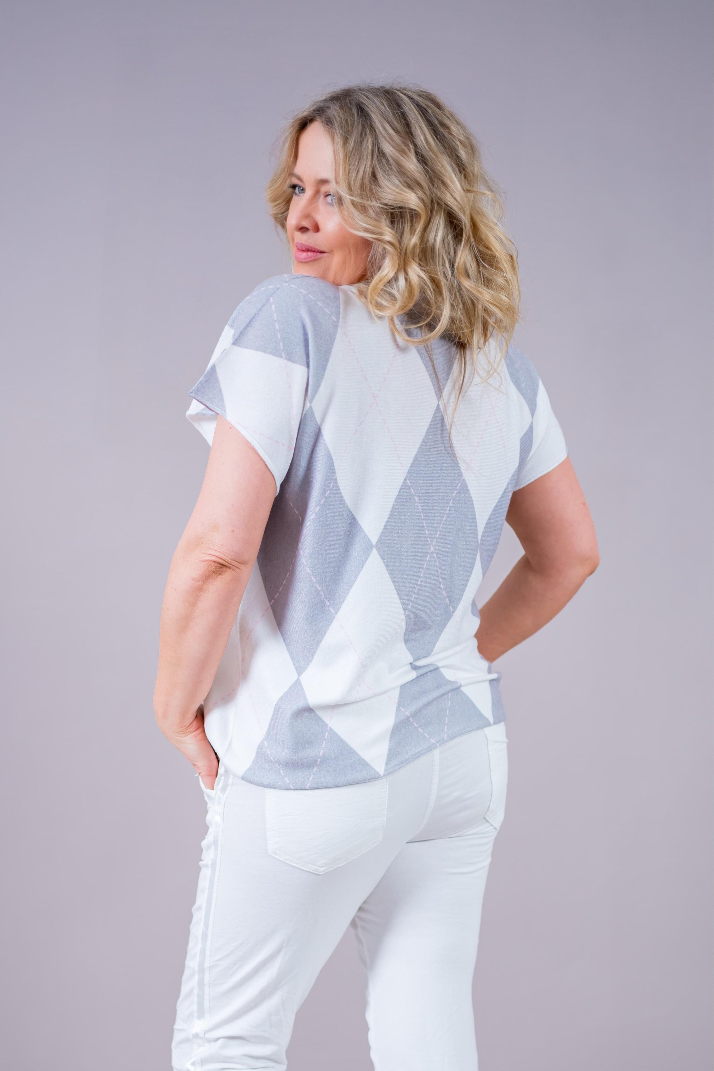 Stretchhose Casual Comfort in Wollweiß