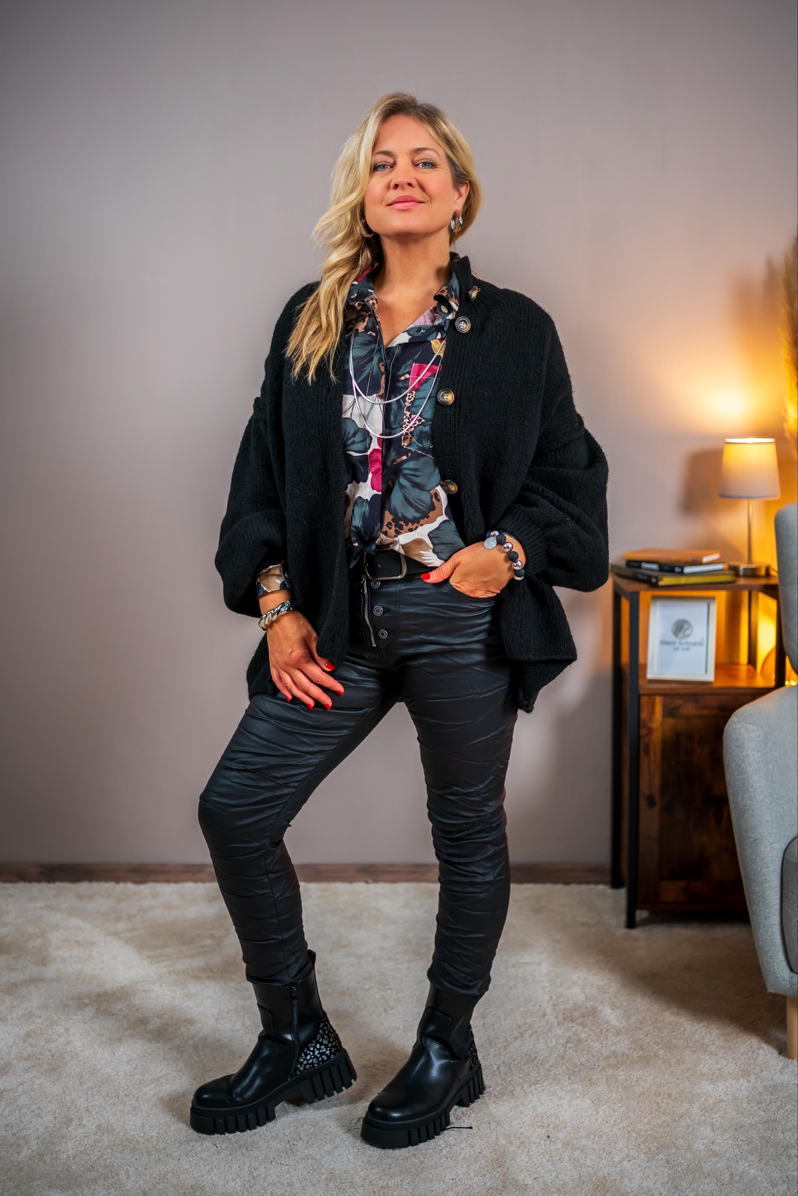 Bluse mit floralem Muster