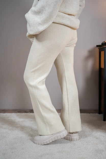 Strickhose, creme