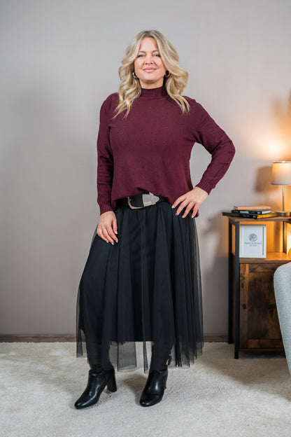 Tüllrock in Schwarz