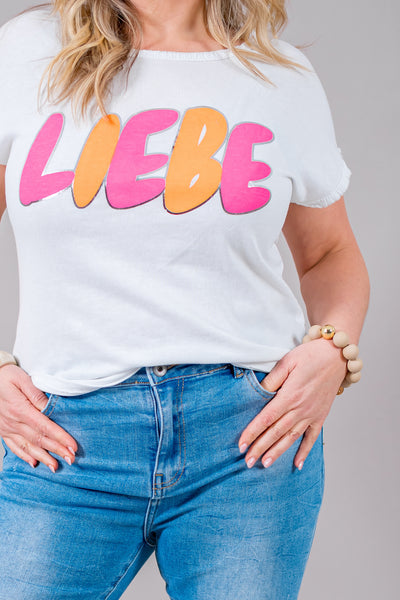 T-Shirt, weiß