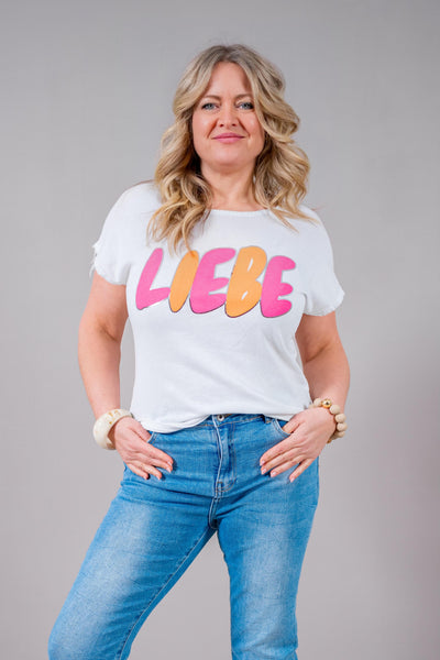 T-Shirt, weiß