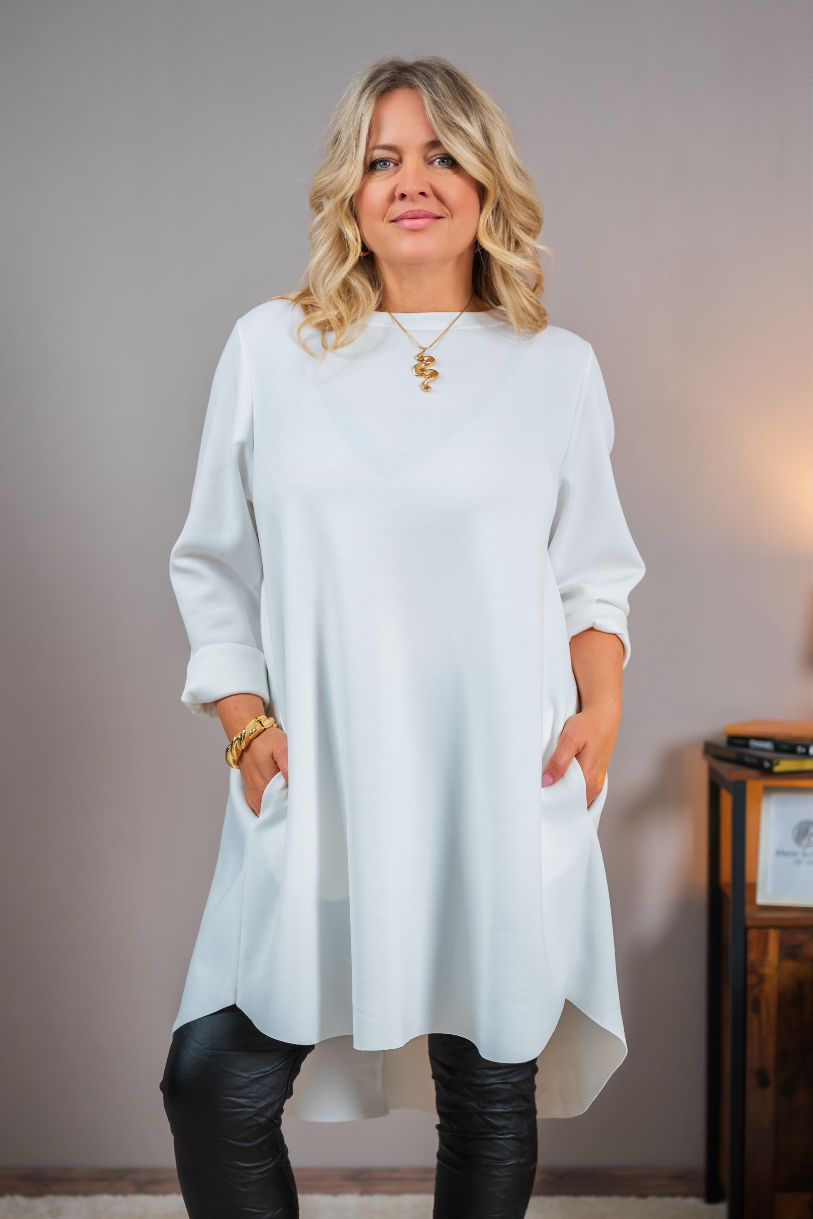 Oversize Tunika, off-white