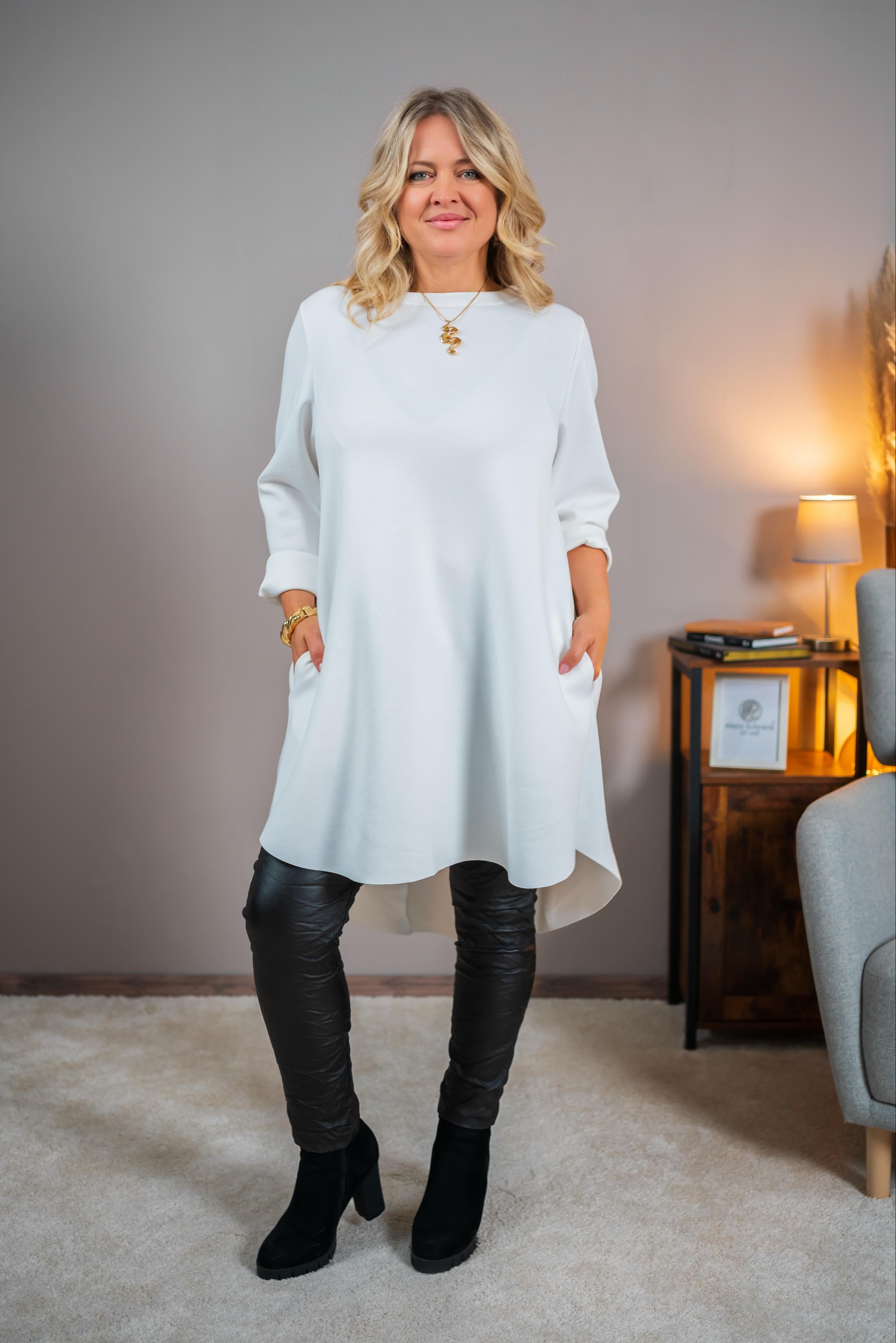 Oversize Tunika, off-white