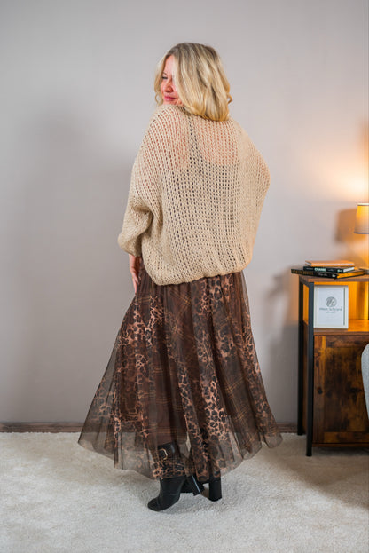 Strickpullover, beige