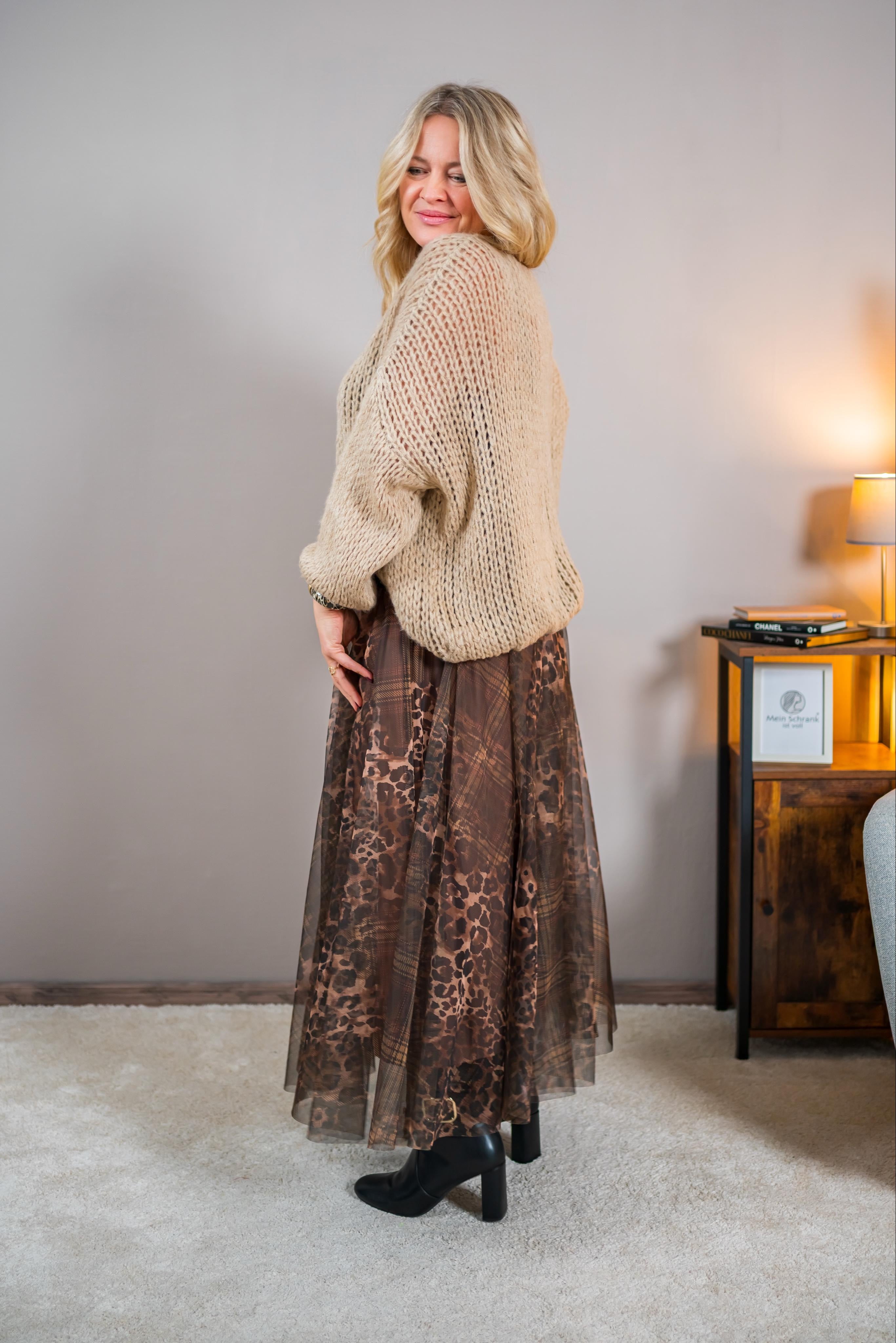 Strickpullover, beige
