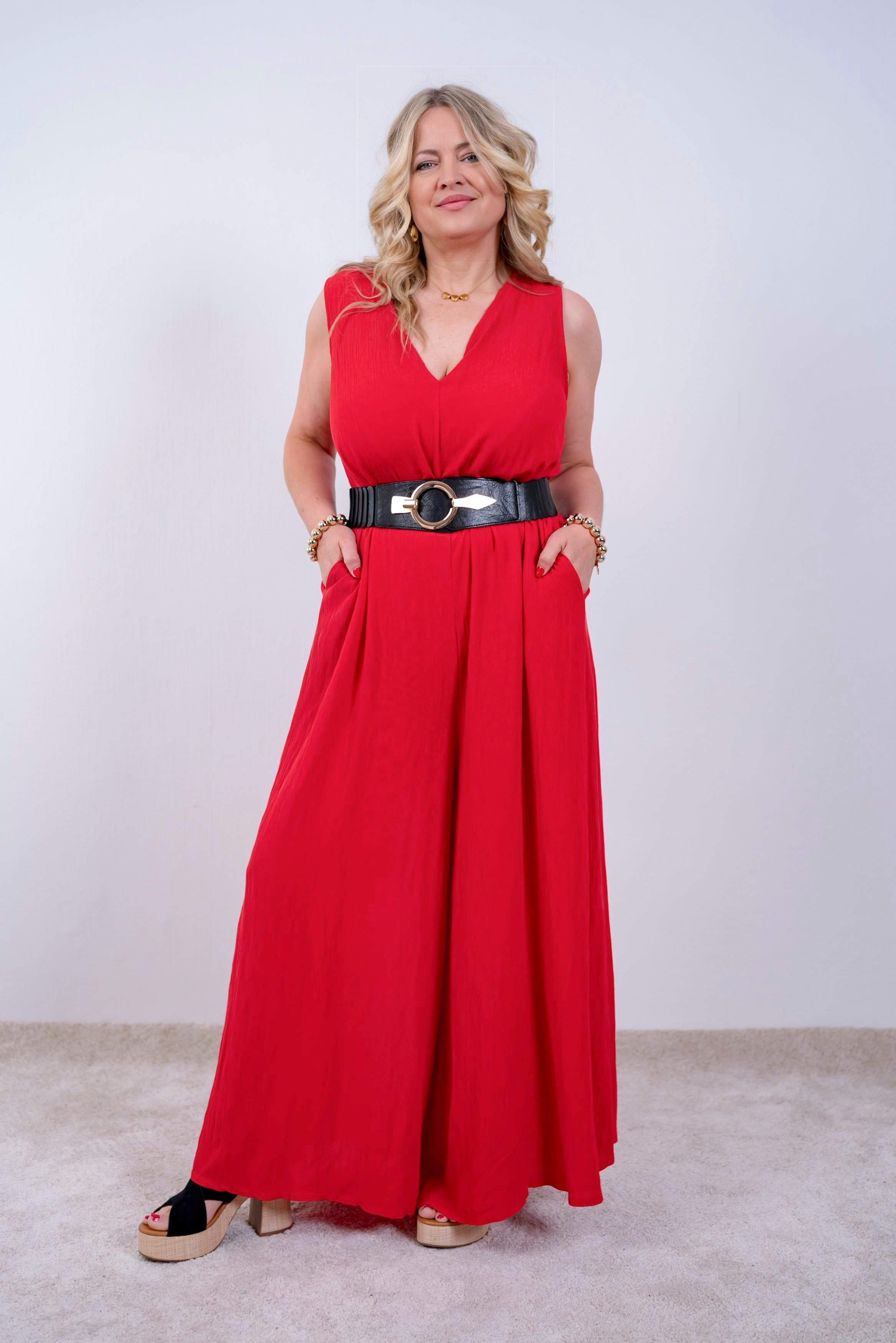 Jumpsuit, rot