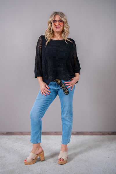 Slim Relaxed Fit Jeans in Light Blue
