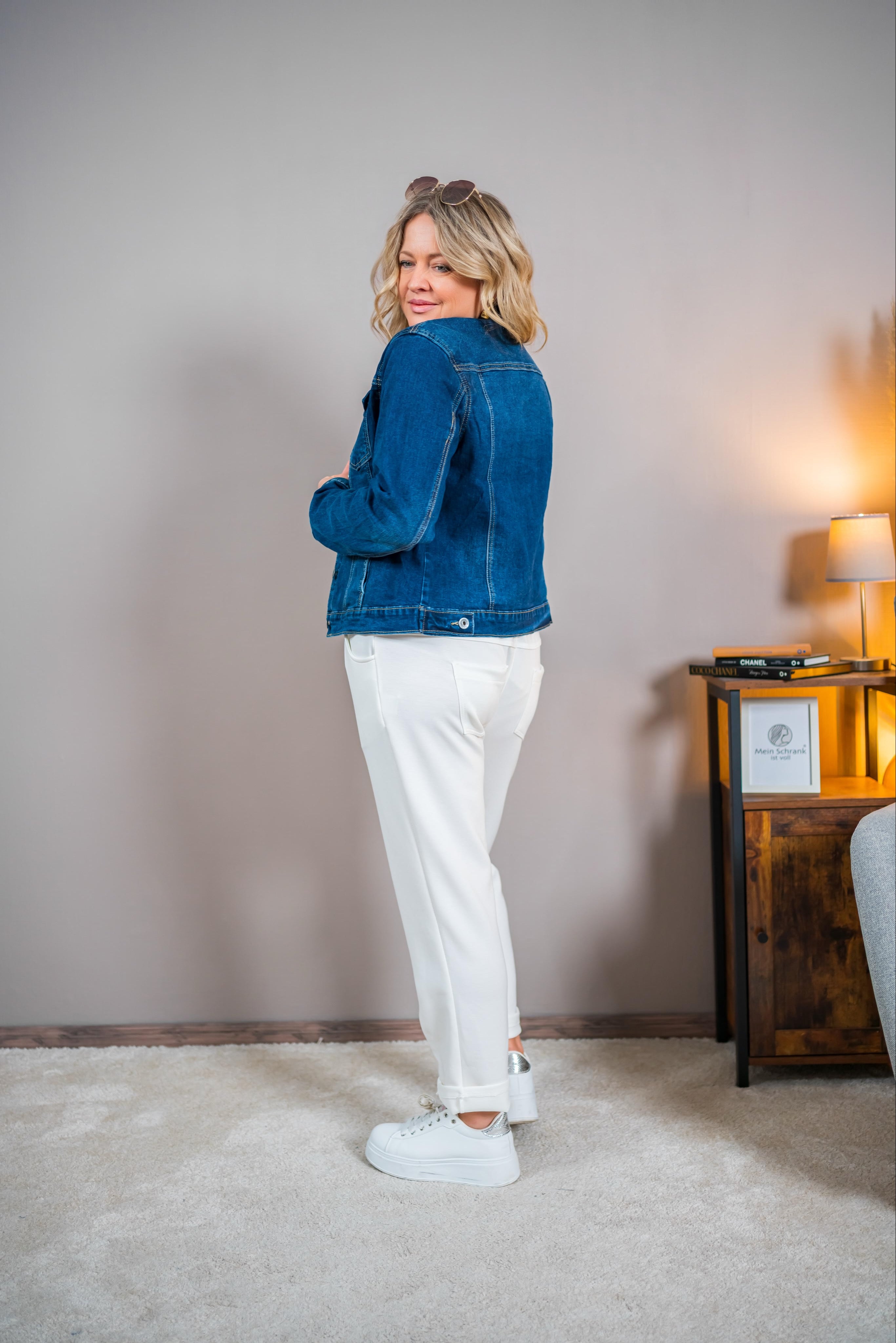 Jeansjacke, dunkelblau