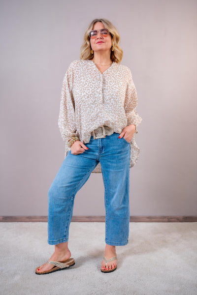 Barrel Jeans, medium blue