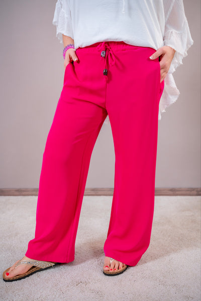 Stoffhose, pink