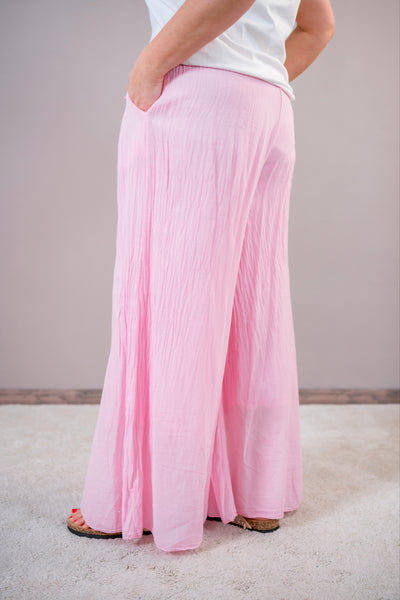 Sommerliche Hose in Rosa