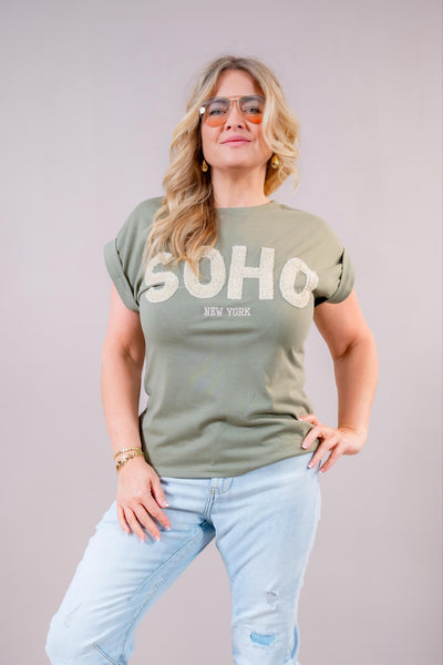 T-Shirt "SOHO", khaki