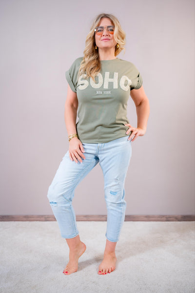 T-Shirt "SOHO", khaki