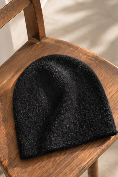 Soft Beanie Mütze Schwarz