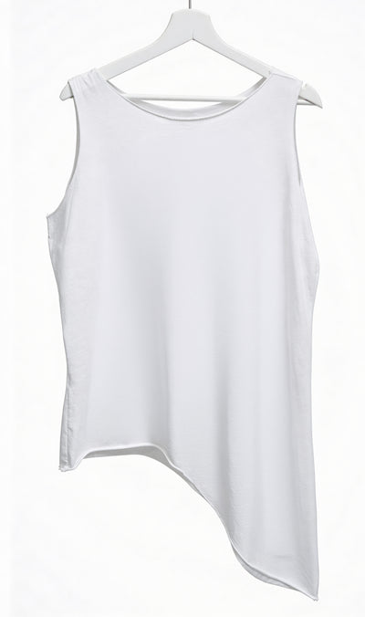 2. Wahl Asymmetrisches Longtop, weiß
