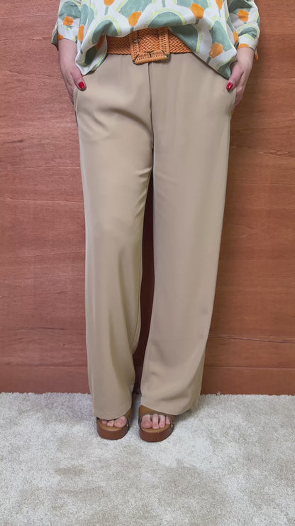 Stoffhose Samos in Camel