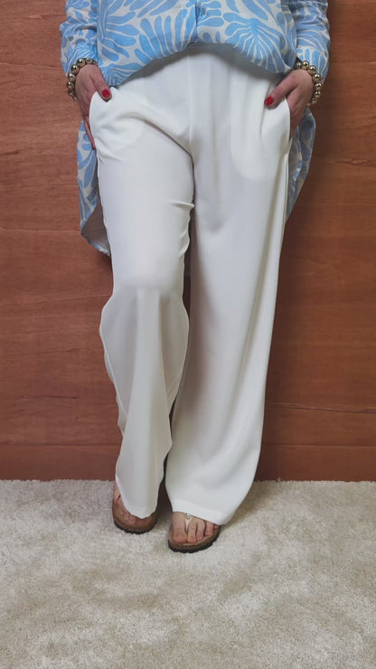 Stoffhose Samos in Weiß