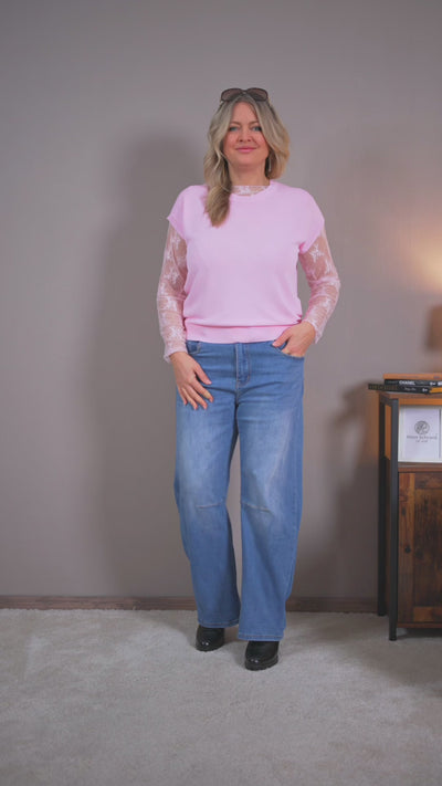 Relaxed Fit Jeans mit leichter Waschung